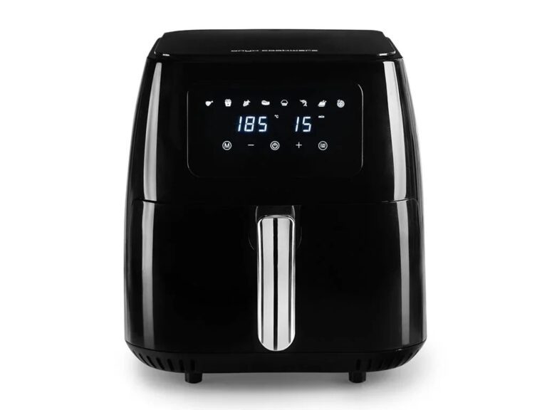 En sort airfryer fra Onyx. Her få du en god airfryer til prisen.